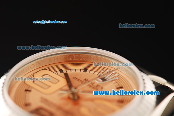 Rolex Air King Automatic Movement Full Steel with ETA Coating Case and Orange Dial - Click Image to Close